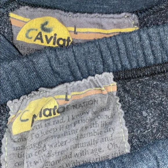 AVIATOR NATION SET Heart Bolt Sweatshirt Sweatpants - Picture 3 of 10